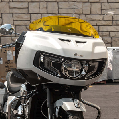 Klock Werks 8" Yellow Kolor Flare Windshield 2020-2025 Indian Challenger Pursuit