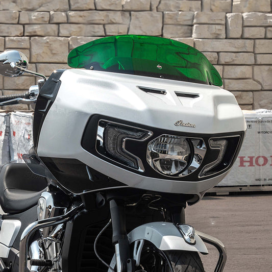 Klock Werks 8" Green Kolor Flare Windshield 2020-2025 Indian Challenger Pursuit