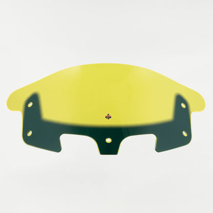 Klock Werks Kolor Flare 10" Yellow Ice Windshield for 2014-2024 Indian Chieftain