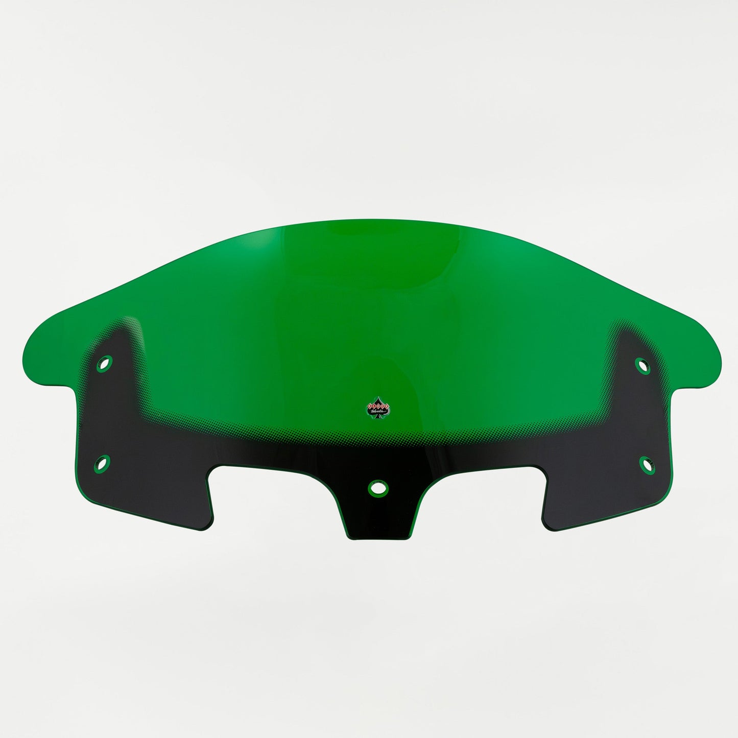 Klock Werks Kolor Flare 10" Green Windshield 2014-24 Indian Chieftain Roadmaster