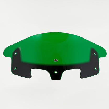 Klock Werks Kolor Flare 10" Green Windshield 2014-24 Indian Chieftain Roadmaster