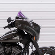 Klock Werks Kolor 10" Purple Flare Windshield 14-26 Indian Chieftain Roadmaster