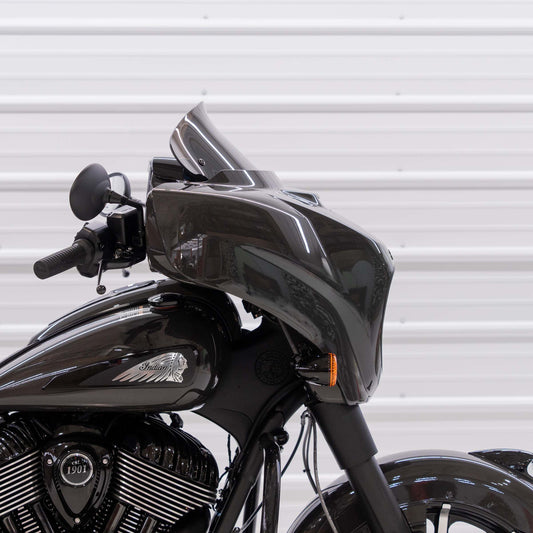 Klock Werks Kolor Flare 10" Bronze Windshield 14-24 Indian Chieftain Roadmaster