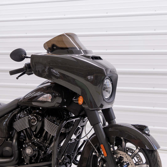 Klock Werks Kolor Flare 10" Bronze Windshield 14-24 Indian Chieftain Roadmaster