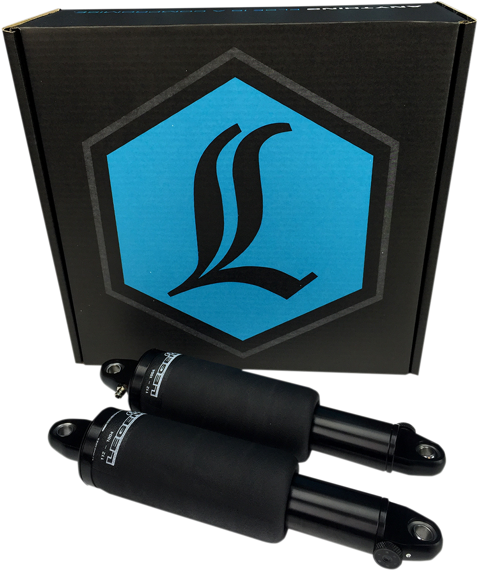Legend Black Pair Adjustable Rear Air Suspension 2015-2024 Harley Davidson FLTRX