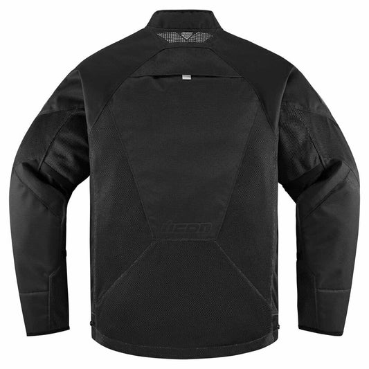 Icon Mesh AF Adult Mens Black Motorcycle Street Racing Sport Jacket