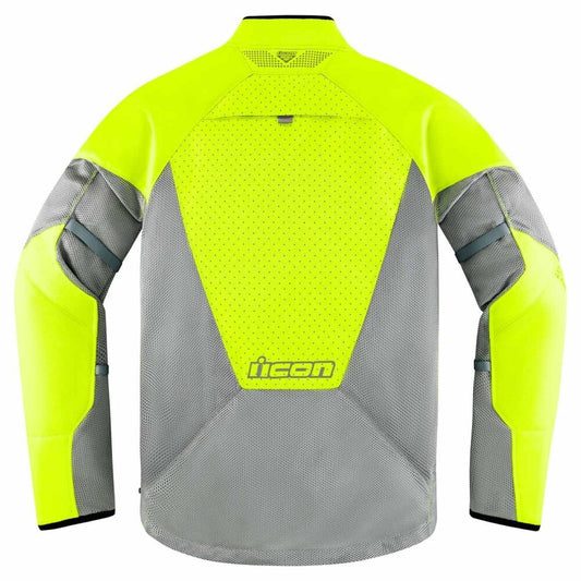 Icon Mesh AF Adult Mens Hi-Vis Motorcycle Street Racing Sport Jacket