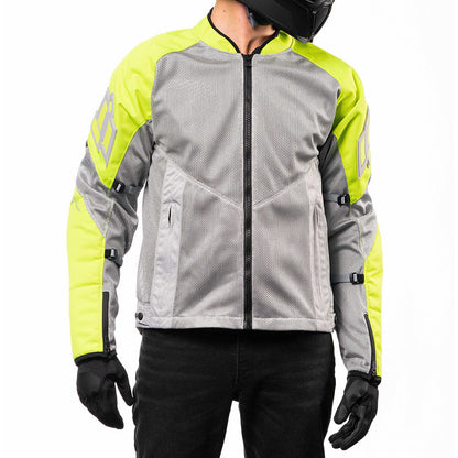 Icon Mesh AF Adult Mens Hi-Vis Motorcycle Street Racing Sport Jacket