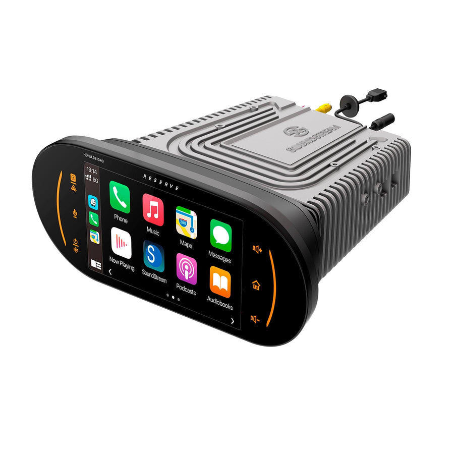 Soundstream HDHU.9813RG Stereo Headunit with Apple CarPlay & Android for 1998-2013 Harley Davidson Road Glide