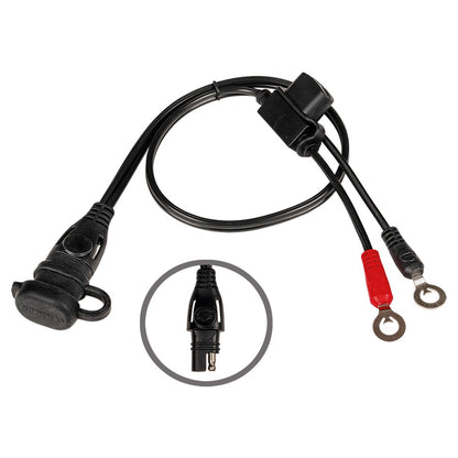 OptiMate 20" Motorcycle ATV UTV Battery Lead Pigtail Weatherproof with 15A Fuse