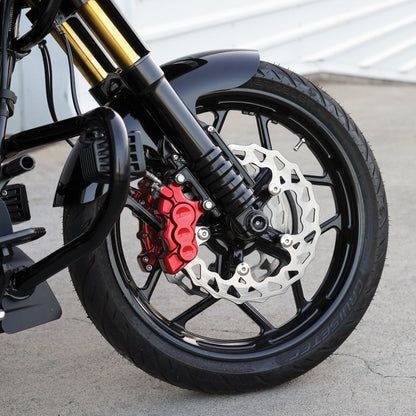 Arlen Ness Pro Short 19" Raw Front Fender for 2023-2026 Harley Road Street Glide