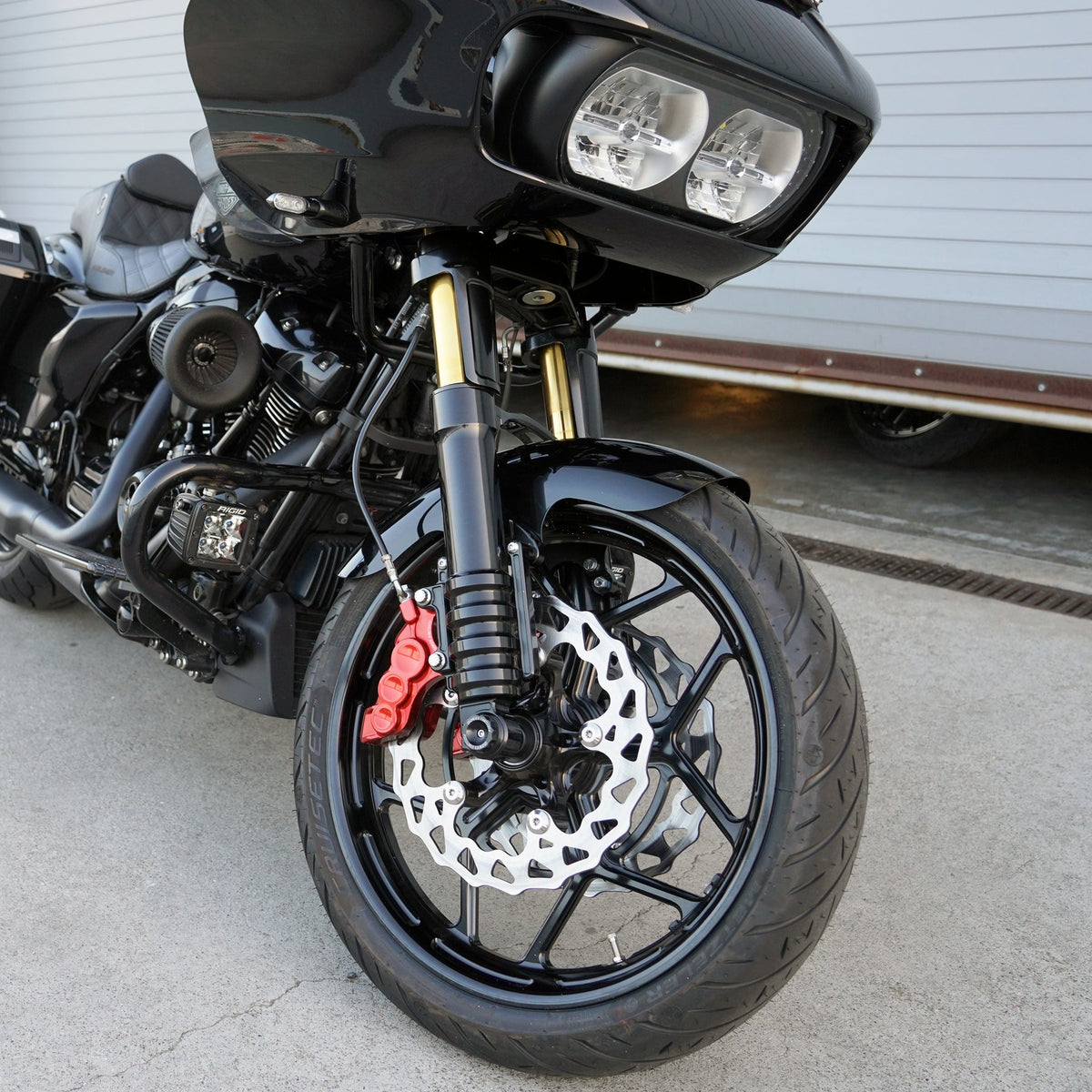 Arlen Ness Pro Short 19" Raw Front Fender for 2023-2026 Harley Road Street Glide