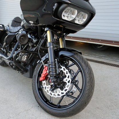 Arlen Ness Pro Short 19" Raw Front Fender for 2023-2026 Harley Road Street Glide