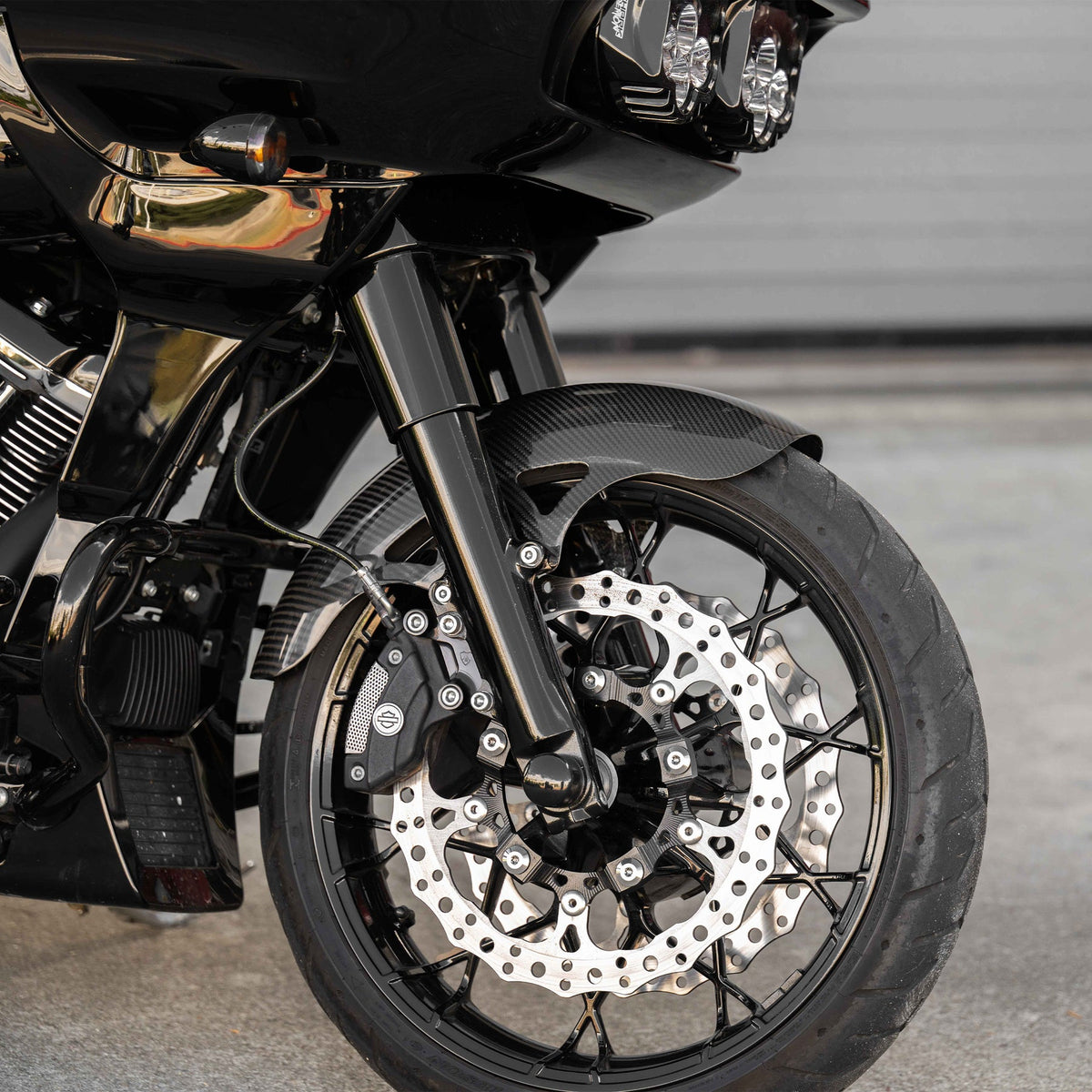 Arlen Ness Pro Sport 19" Carbon Fiber Front Fender for 2014-2025 Harley Touring