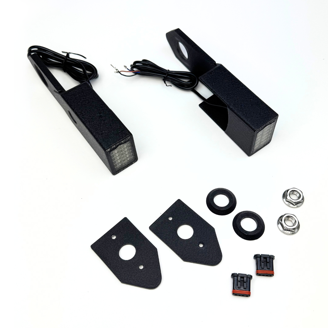 Custom Dynamics Black Strut LED Turn Signal Kit for 2000-2017 Harley Dyna FXD