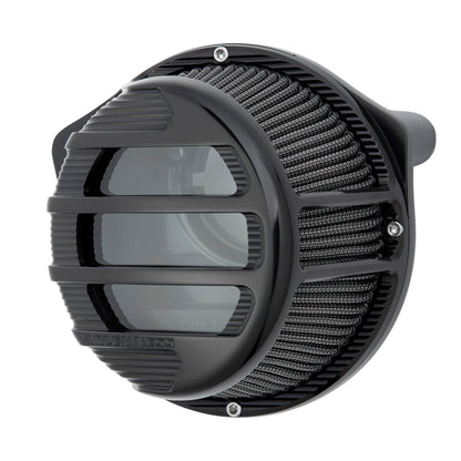 Arlen Ness Black Side Kick Air filter Cleaner Kit 2008-17 Harley Touring Softail