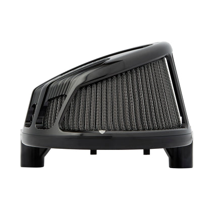 Arlen Ness Black Side Kick Air filter Cleaner Kit 2008-17 Harley Touring Softail