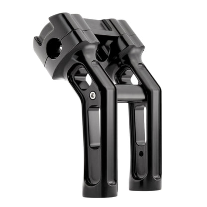 Arlen Ness Method 7" Black Pullback Handlebar Riser for 2018-2024 Harley Softail
