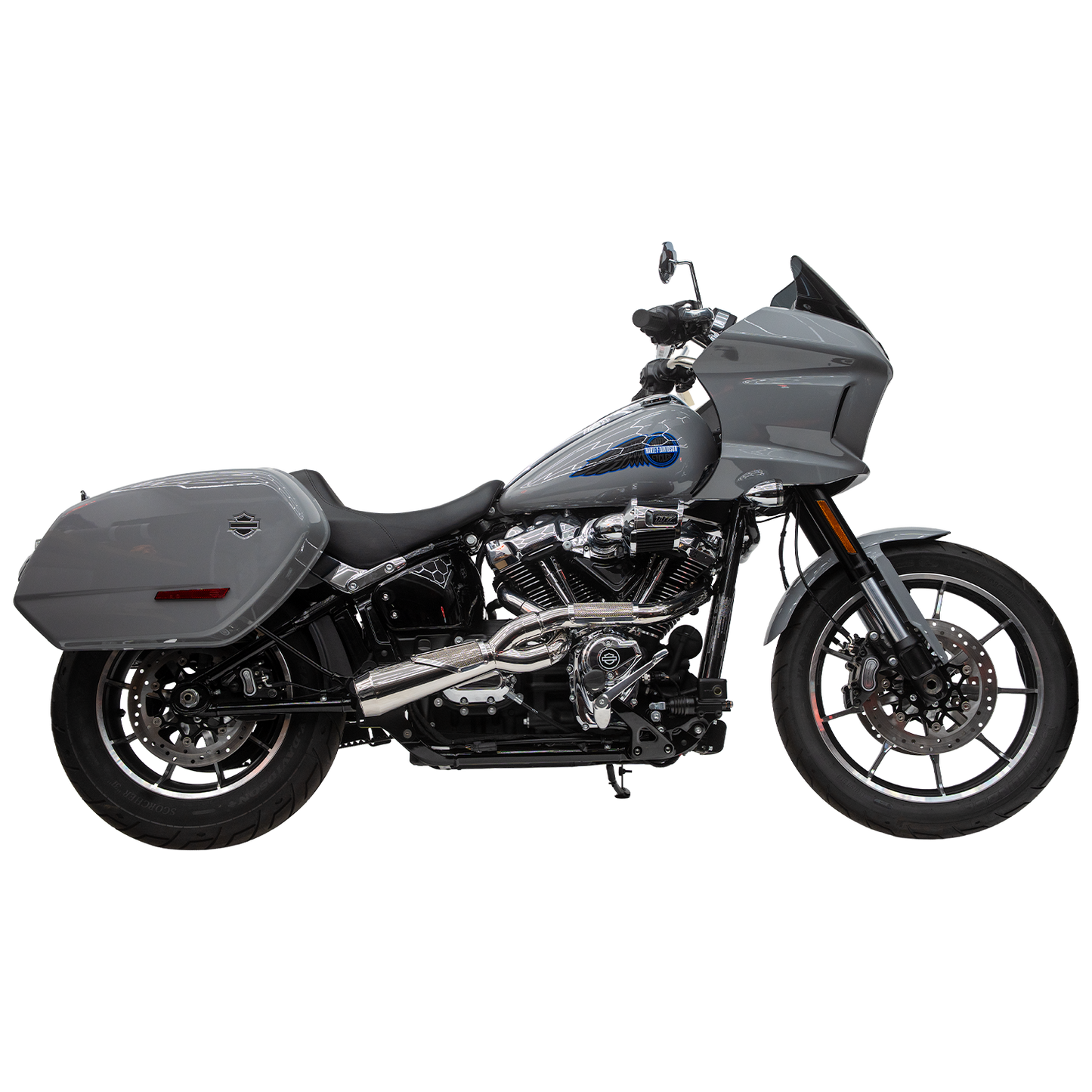 Trask Big Sexy Polished 2-1 Exhaust System fits 2025 Harley Softail Low Rider ST