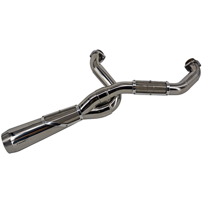 Trask Big Sexy Polished 2-1 Exhaust System fits 2025 Harley Softail Low Rider ST