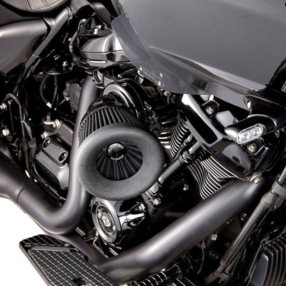 Arlen Ness Velocity 65° Black Air Filter Kit for 1999-17 Harley Touring Softail