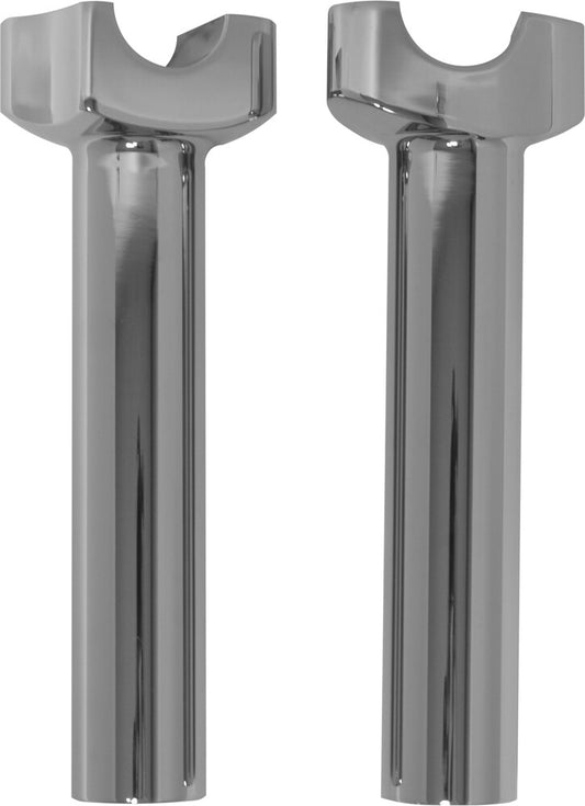 Harddrive 1" Chrome 6-1/2" Straight Motorcycle Handlebar Risers fits Harley