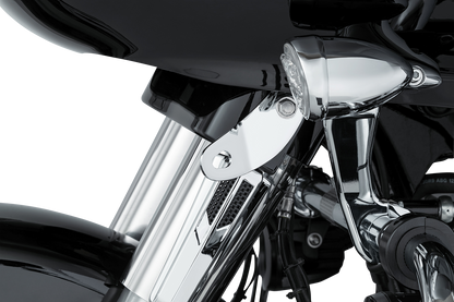 Ciro Chrome Motorcycle Tie Down Brackets for 2015-2024 Harley Road Glide FLTR