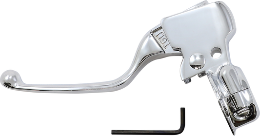 Drag Specialties Chrome Clutch Lever Assembly 2018-2024 Harley Softail Models