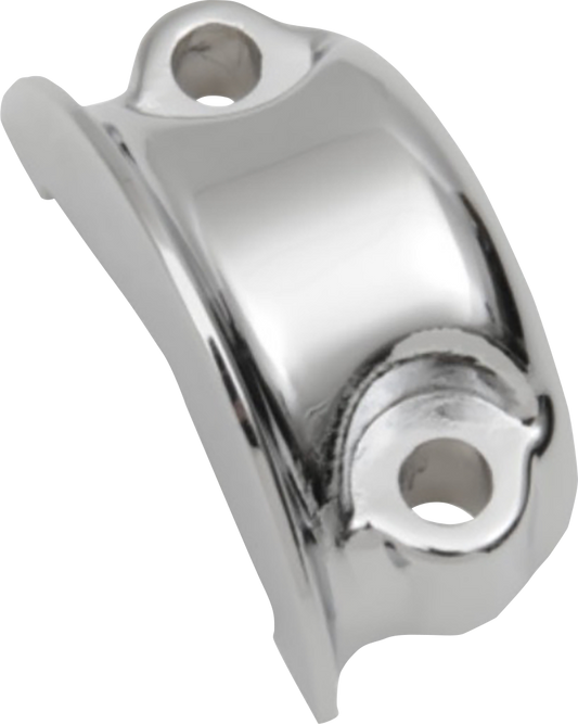 Drag Specialties Chrome Clutch & Brake Control Clamp Halves 2018-2020 Harley FLS
