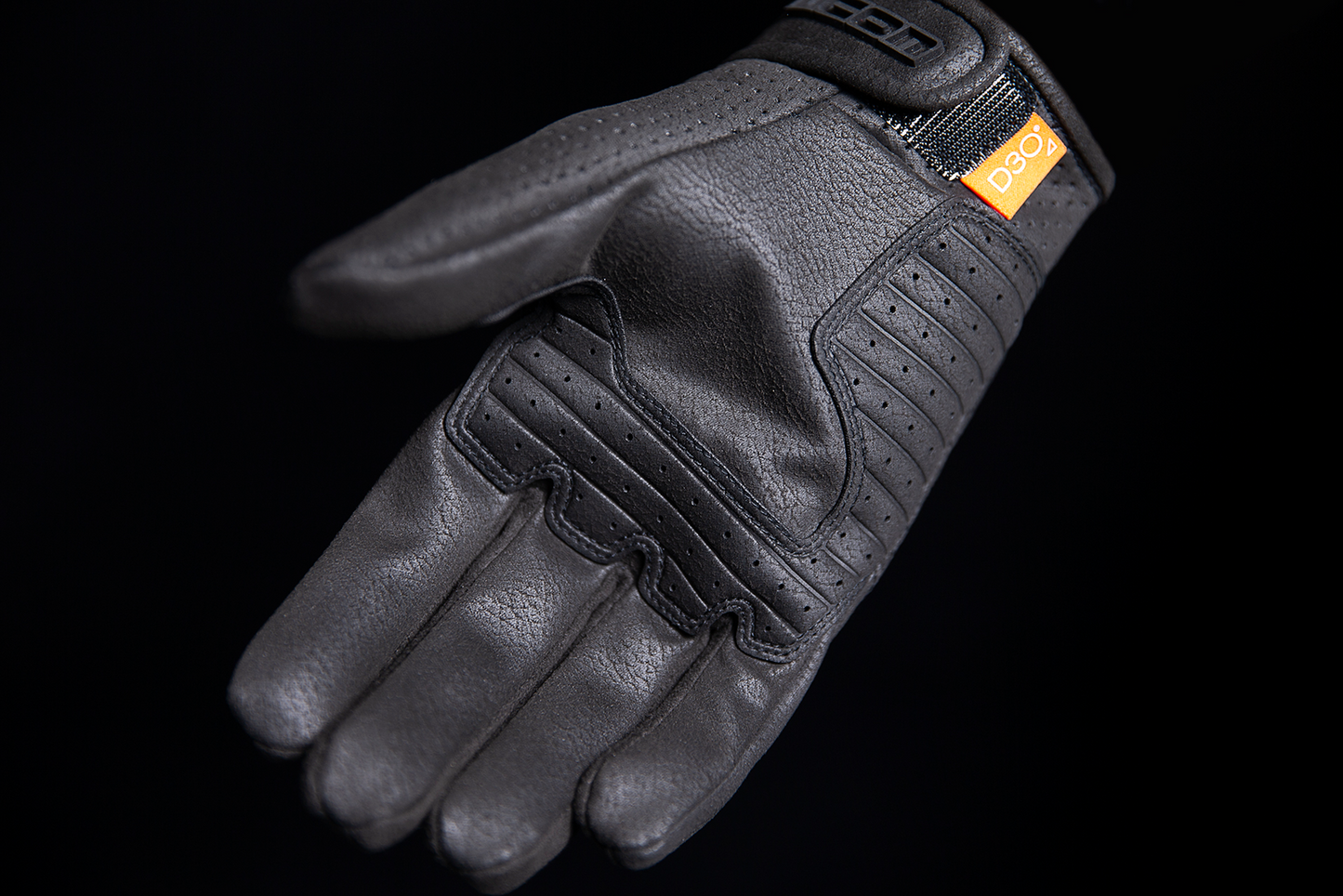 Icon Airform Mens Black Leather Motorcycle Riding Street Racing Gloves
