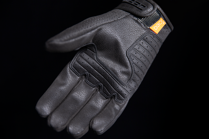 Icon Airform Mens Black Leather Motorcycle Riding Street Racing Gloves