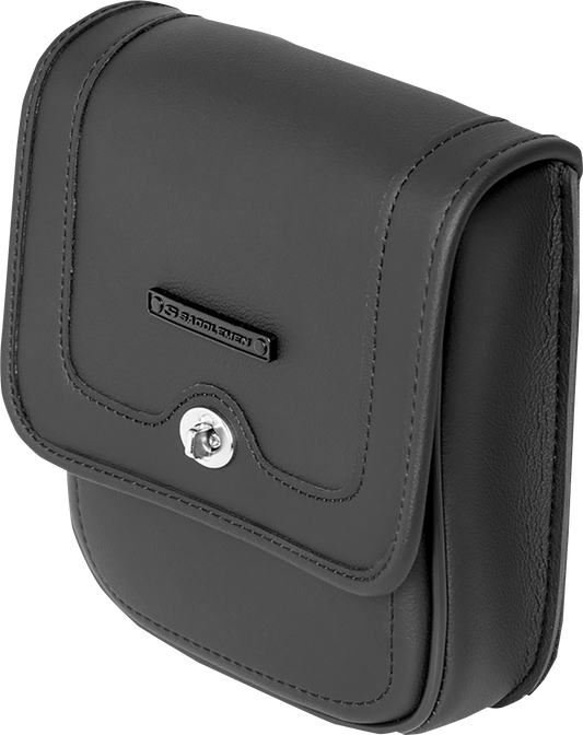 Saddlemen D144 T-Bar Handlebar Rigid Universal Storage Bag for Harley Davidson