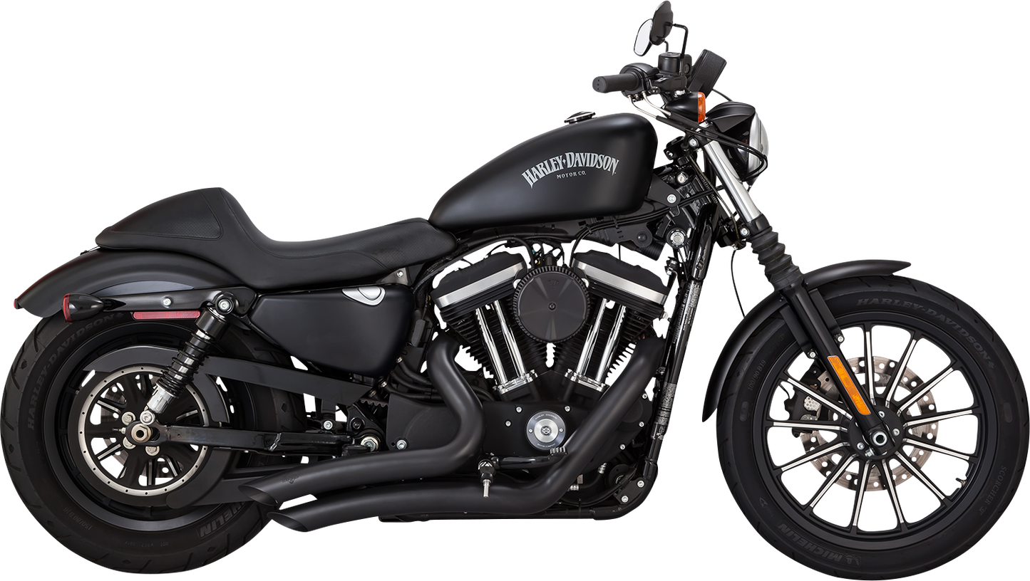 Vance & Hines Black Big Radius Exhaust System 2014-2022 Harley Sportster 46367