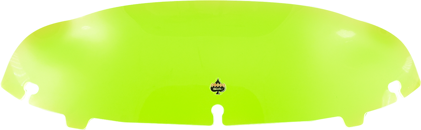 Klock Werks Flare 4" Green Fairing Windshield fits 2014-2023 Harley Touring FLHX