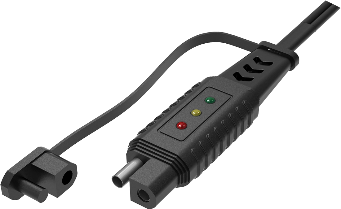 BS Universal 20" Motorcycle Battery Charger Charge Indicator w/ LED Pigtail