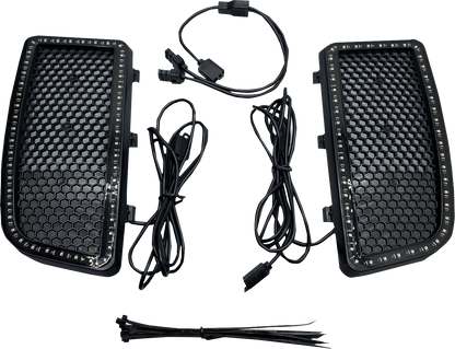 Custom Dynamics ProGlow LED Lower Fairing Inserts fits 2014-2022 Harley Touring