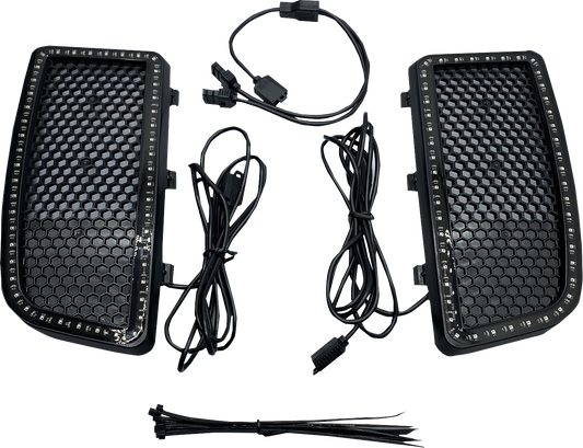 Custom Dynamics ProGlow LED Lower Fairing Inserts fits 2014-2022 Harley Touring