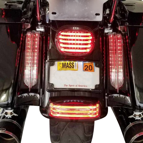 RickRak Rear Filler Panel Bracket Fill for 2009-2013 Harley Touring CVO FLHR