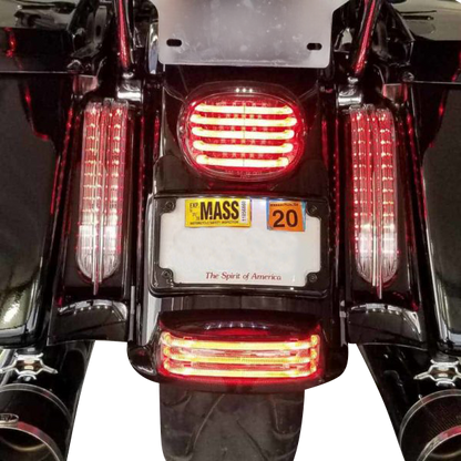 RickRak Rear Filler Panel Bracket Fill for 2009-2013 Harley Touring CVO FLHR