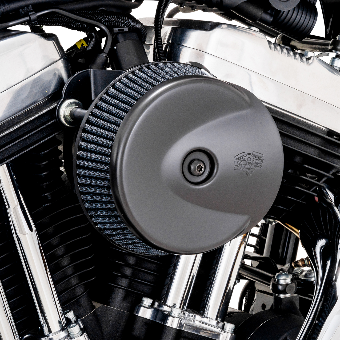 Vance & Hines Black VO2 Stingray Air Cleaner 1991-2022 Harley Sportster Models