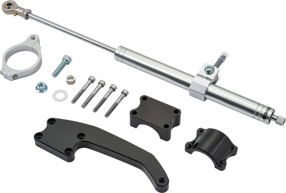 Harddrive Silver Steering Damper Kit fit 2017-2022 Harley Road Glide FLTR M8