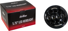 Harddrive Black 5-3/4" LED 80W Universal Motorcycle Headlight Harley Davidson