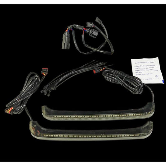 Custom Dynamics Sequential Low Profile LED Saddlebag Lights 14-24 Harley Touring