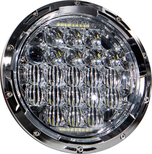 Harddrive 7" Chrome 90W Universal LED Motorcycle Headlight for Harley Davidson