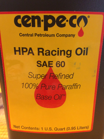 Cenpeco 4qt HPA SAE 60 Oil & Drop In Filter Kit for 1965-82 Harley Touring FL FX