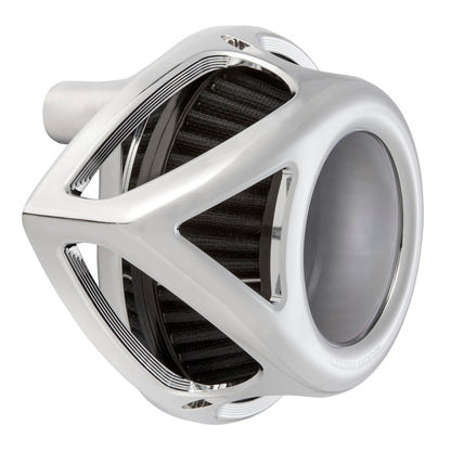 Arlen Ness Chrome Clear Tear Air Cleaner Filter Kit 1999-17 Harley Dyna Touring