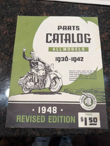 1948 Indian Motorcycle Parts Catalog 1936-42 All Models Chuck Myles Collection