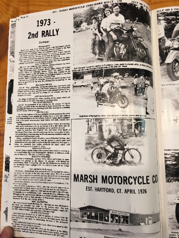Reprint of The Motorcycle Post Indian Come Home Rallies 1972-1976 Chuck Myles