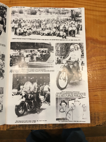 Reprint of The Motorcycle Post Indian Come Home Rallies 1972-1976 Chuck Myles