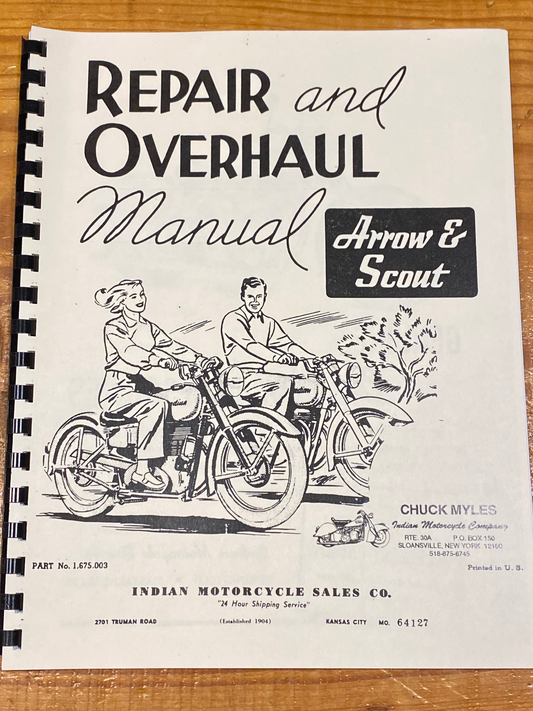 Indian Motorcycle 1944-1948 Parts Catalog Reprint Vintage Chief Manual  Copy